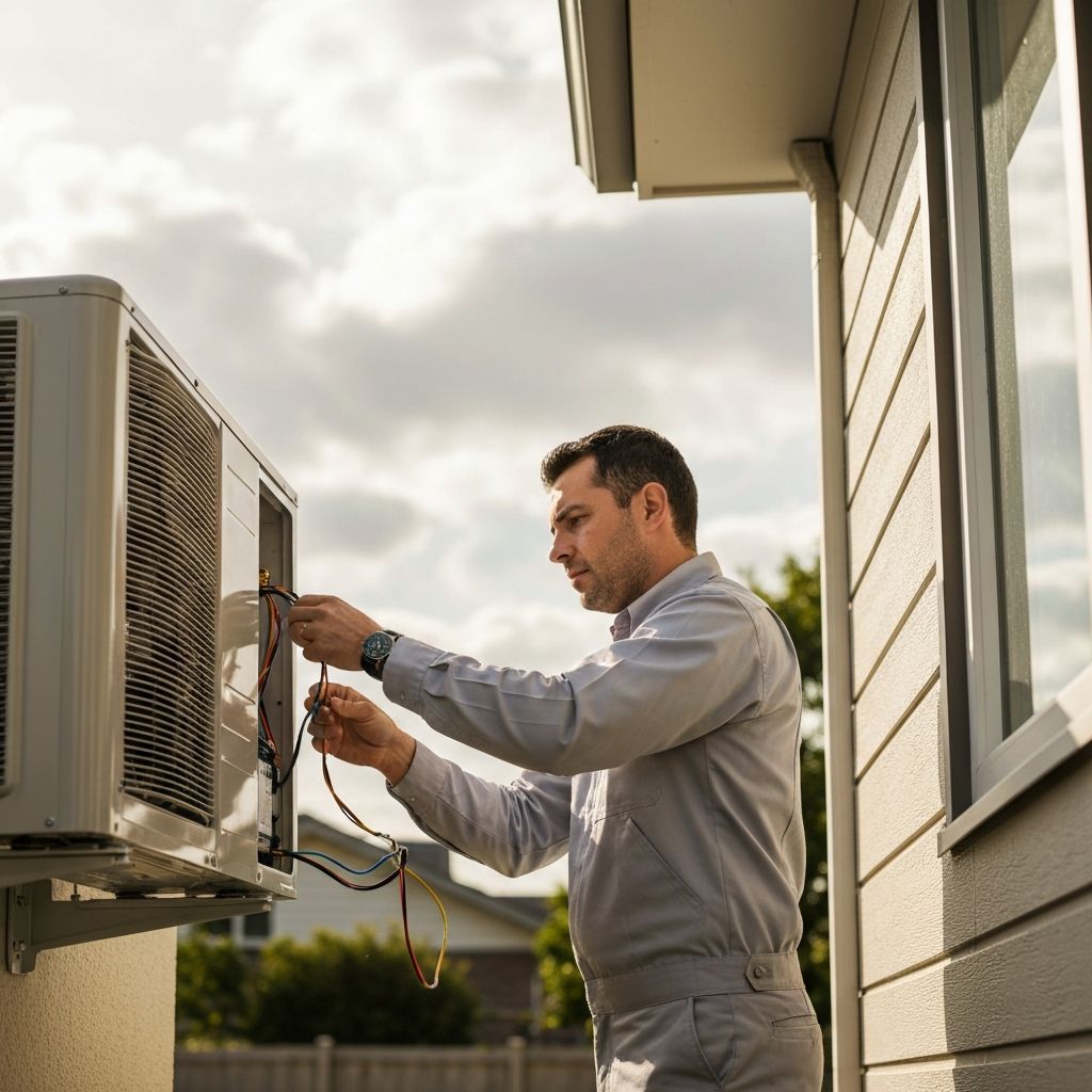 Professional HVAC installation